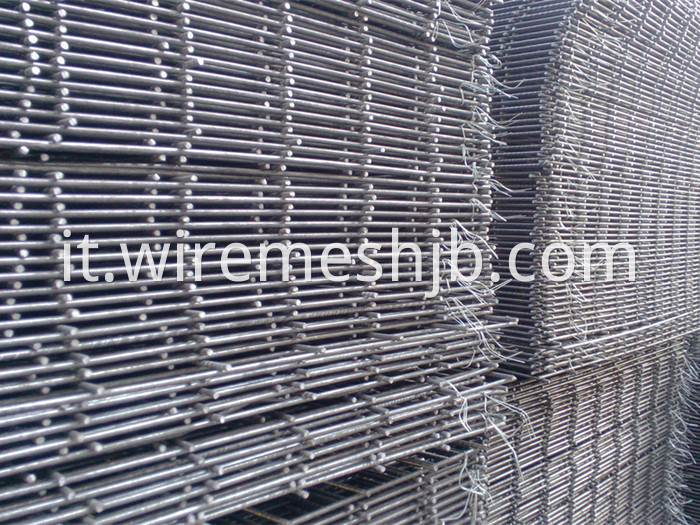 Black Steel Welded Wire Fence